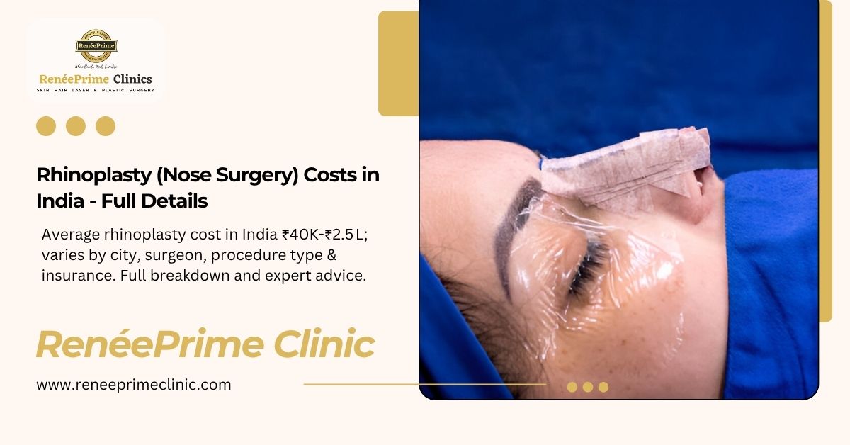 Rhinoplasty (Nose Surgery) Costs in India – Full Details
