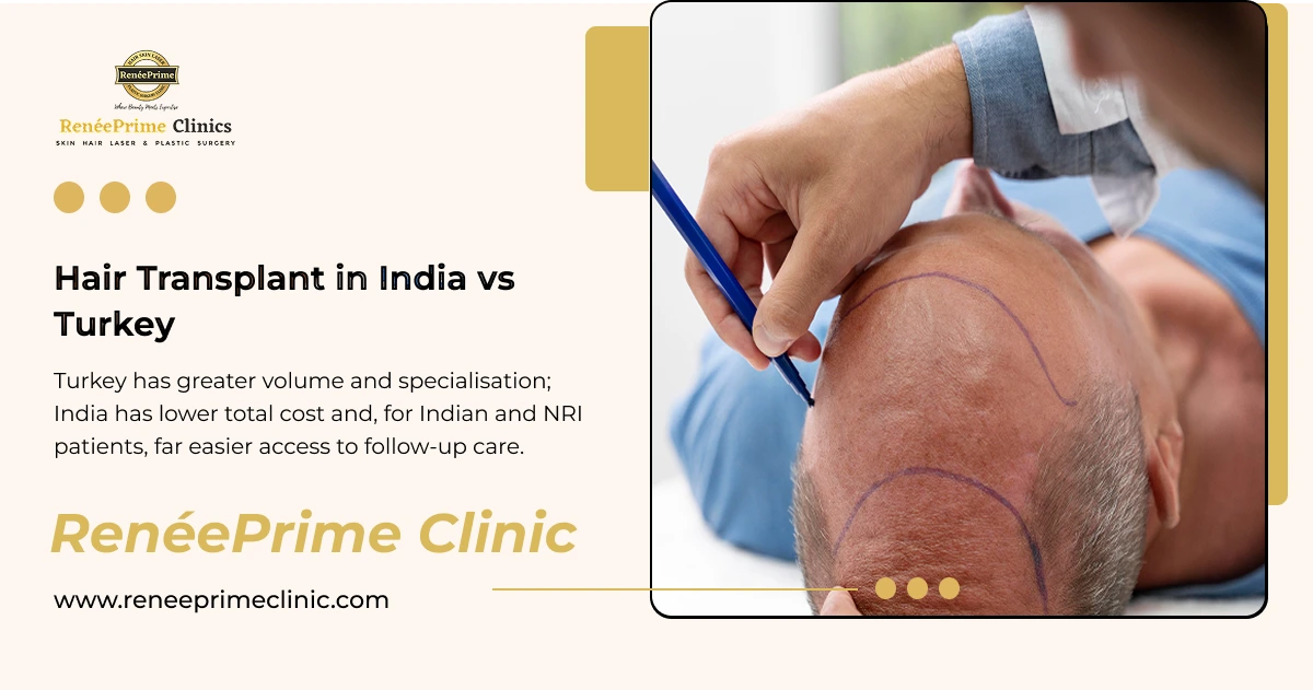 Hair Transplant in India vs Turkey